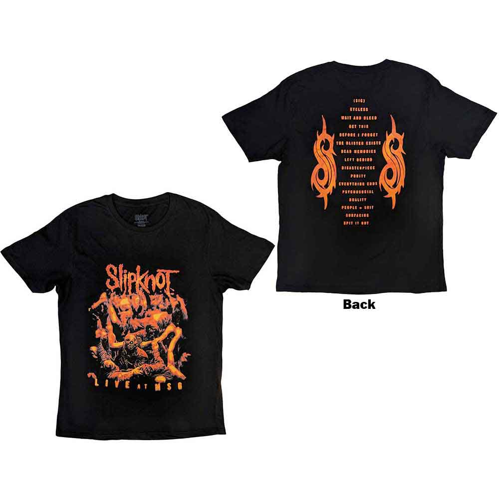 Slipknot | Live at MSG Orange - T-Shirt Black