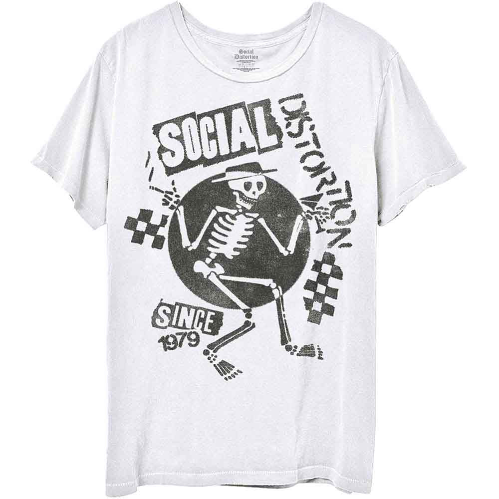 Social Distortion | Speakeasy Checkerboard - T-Shirt White