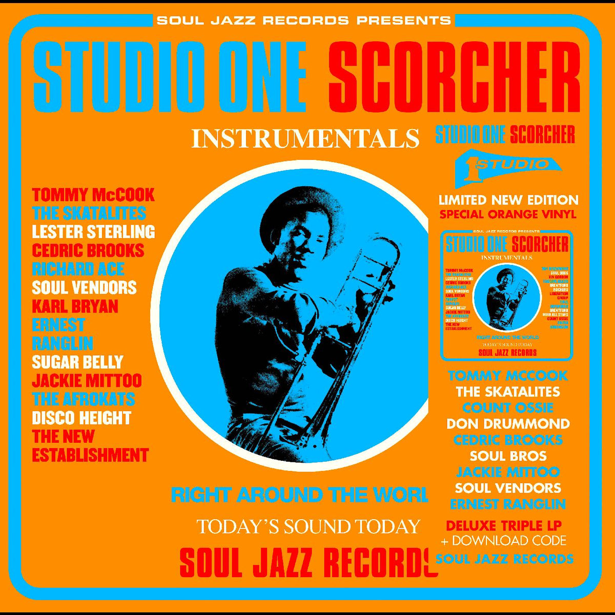 Soul Jazz Records Presents | STUDIO ONE SCORCHER (TRANSPARENT ORANGE VINYL) - Vinyl