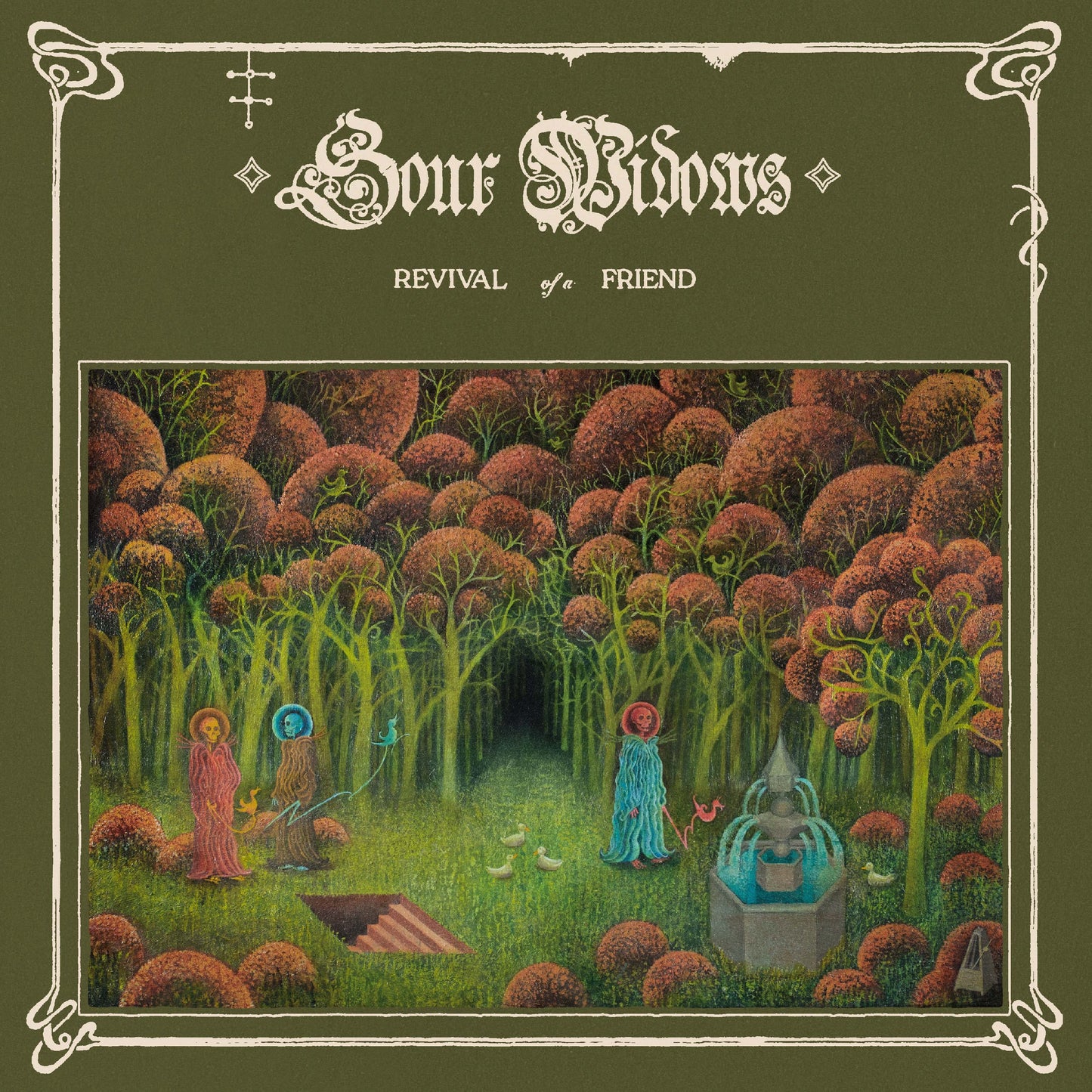 Sour Widows | Revival Of A Friend ("Insomnia"(Red Base, Black Marble, Purple Splatter) Vinyl) - Vinyl