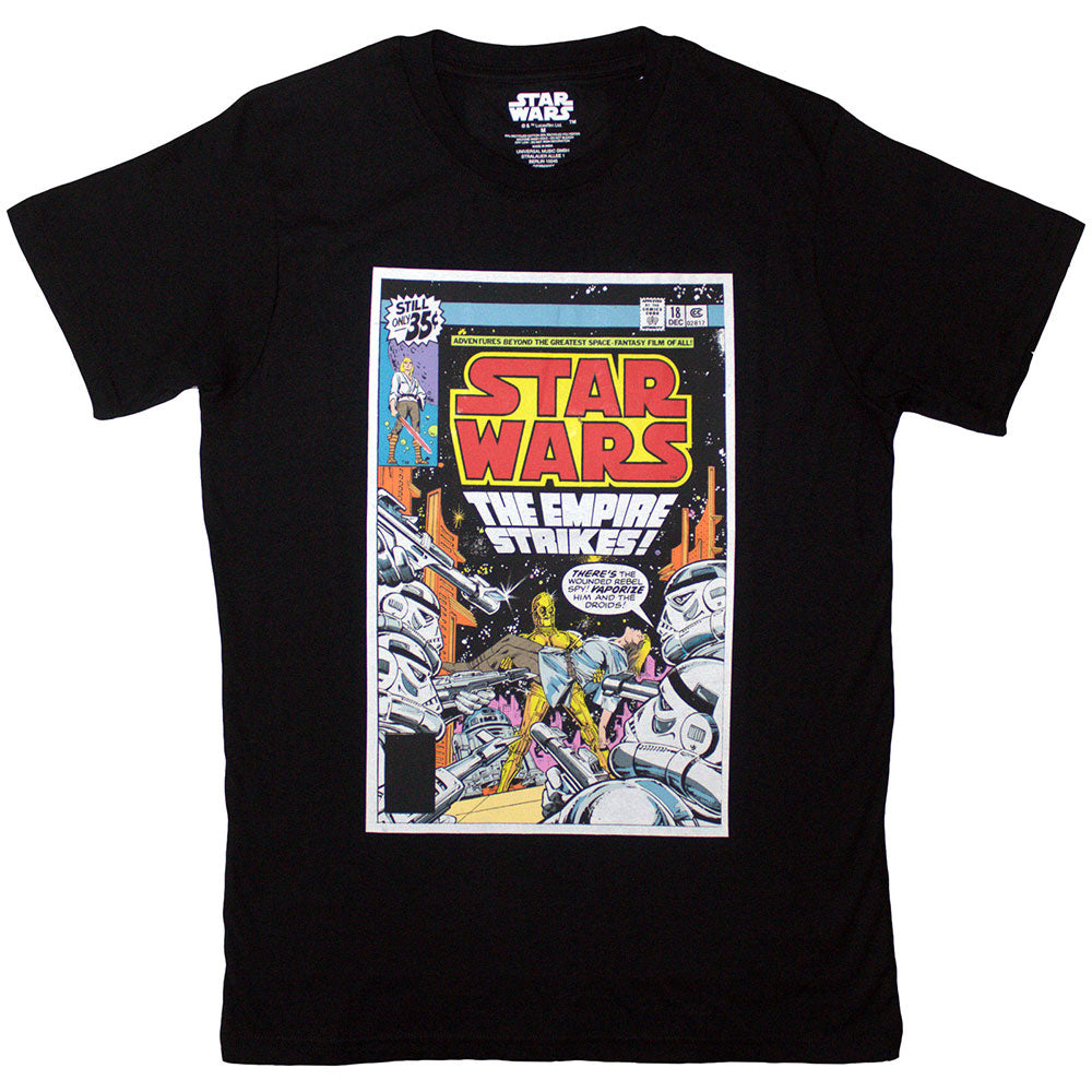 Star Wars | The Empire Strikes Comic Cover - Black