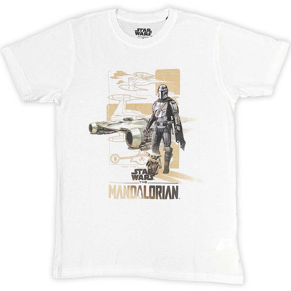 Star Wars | The Mandalorian Din & Grogu - T-Shirt White