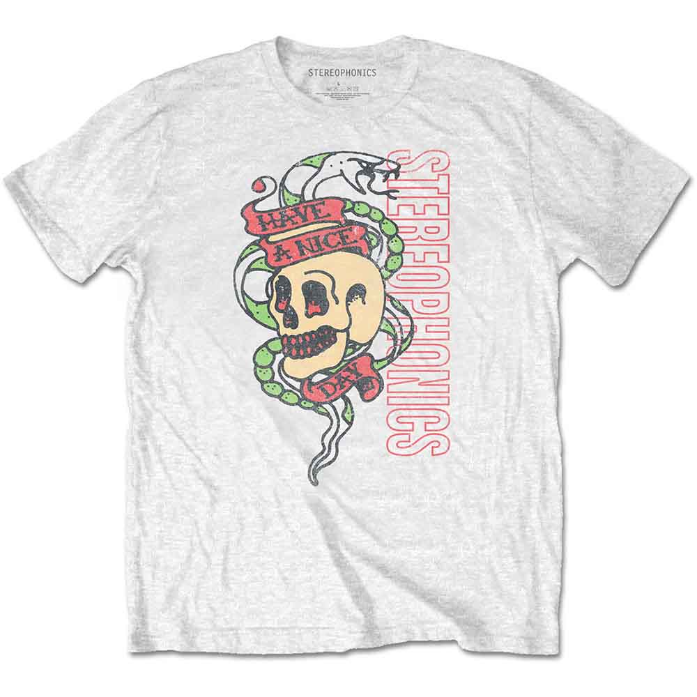 Stereophonics | Have A Nice Day Snake - T-Shirt White