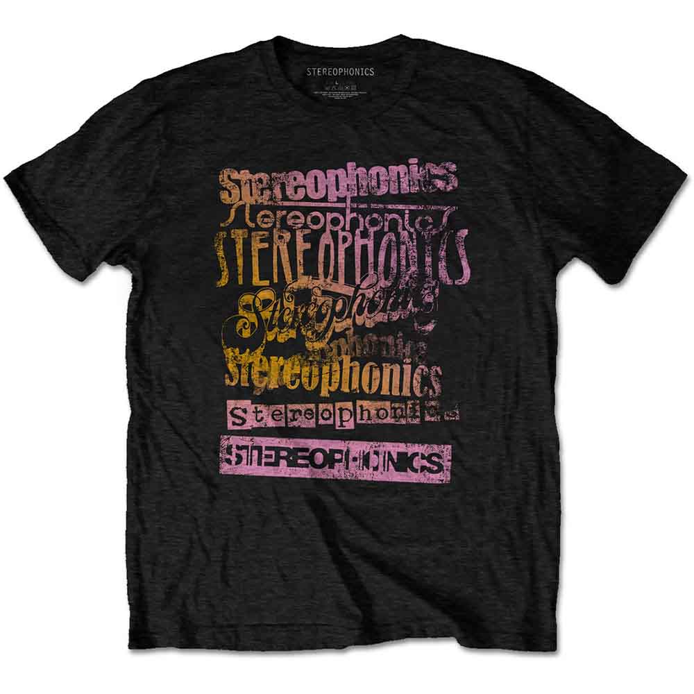 Stereophonics | Logos - T-Shirt Black