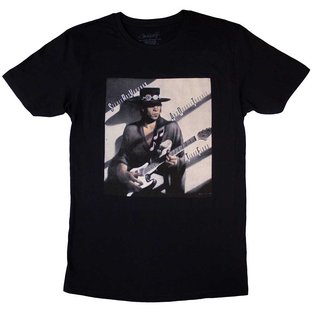 Stevie Ray Vaughan | Texas Flood Album Cover - Black