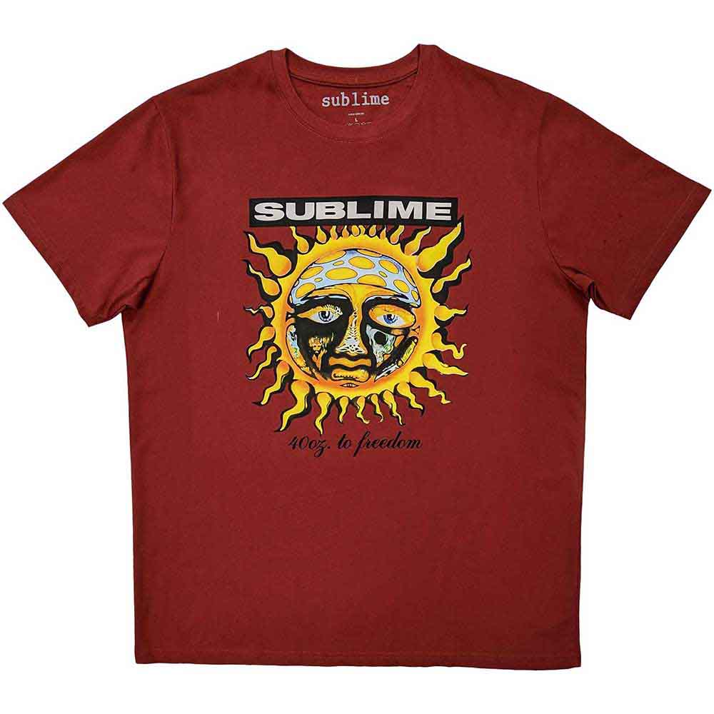 Sublime | GRN 40 Oz - T-Shirt Red