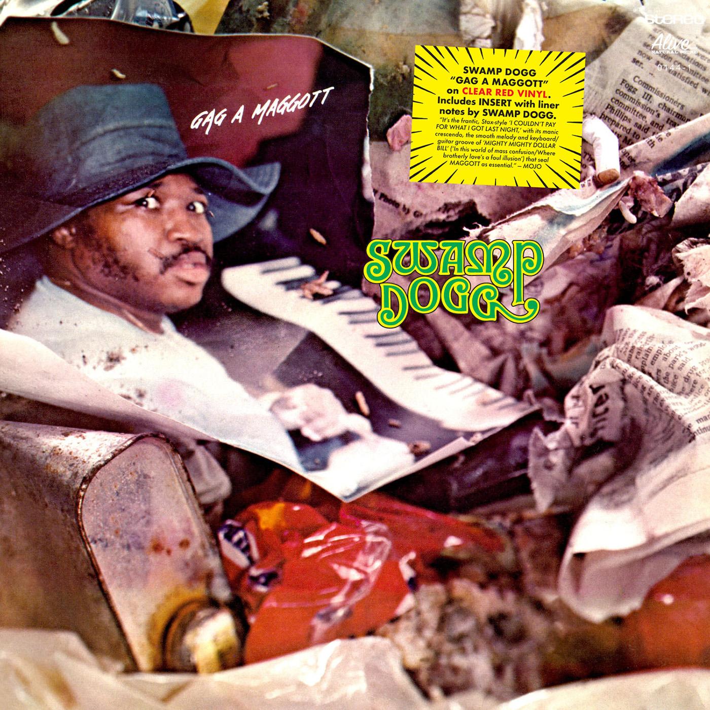 Swamp Dogg | Gag A Maggott (CLEAR RED VINYL) - Vinyl