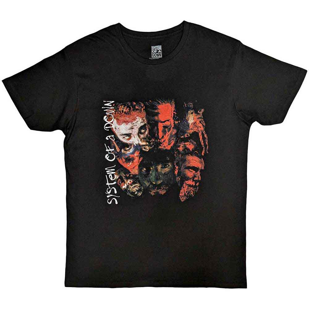 System Of A Down | Painted Faces - T-Shirt Black