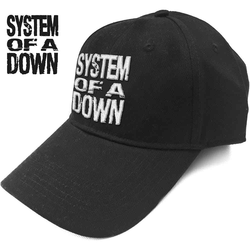 System Of A Down | Stacked Logo - Hat Black