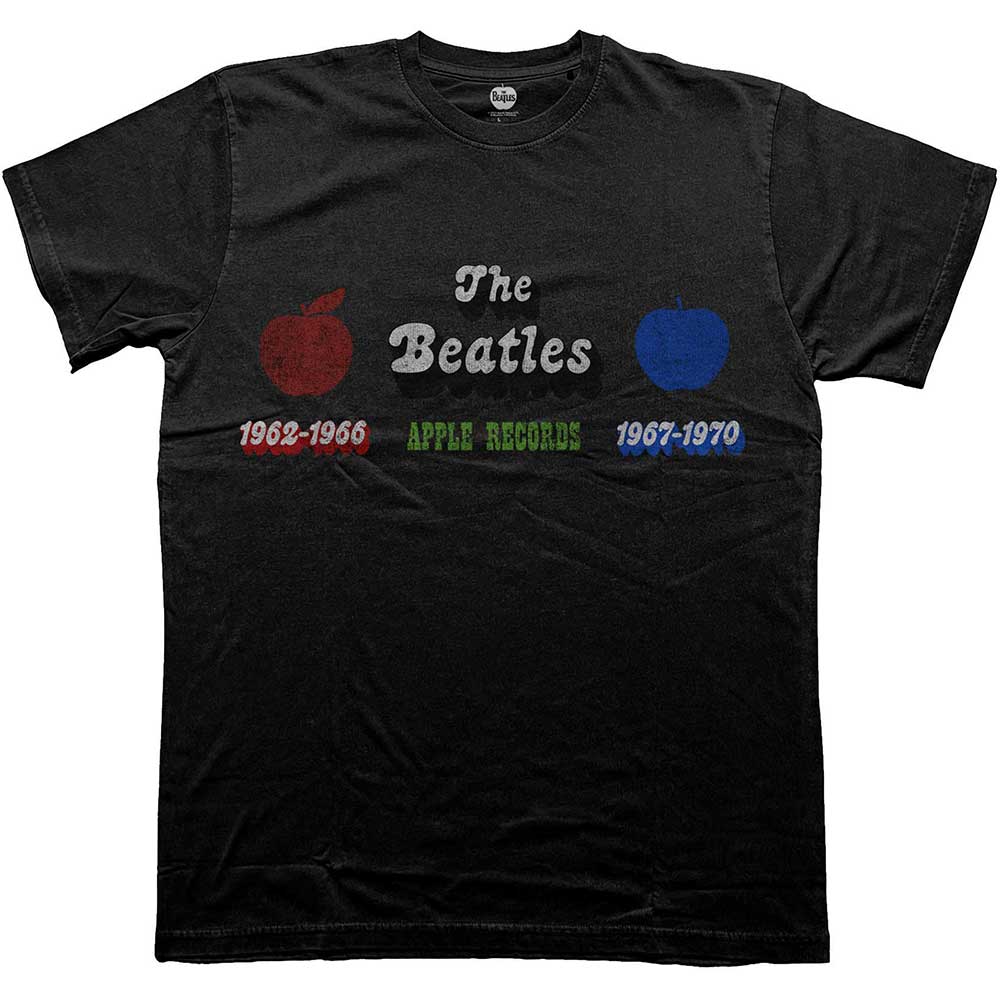 The Beatles | Apple Years Red & Blue - T-Shirt Black