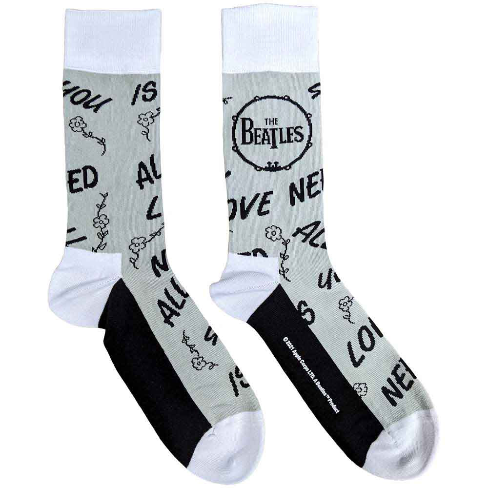The Beatles | AYNIL & Drum - Socks Grey
