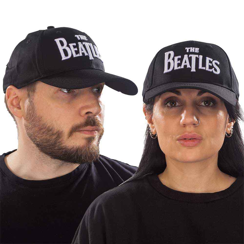 The Beatles | Drop T Logo - Hat Black