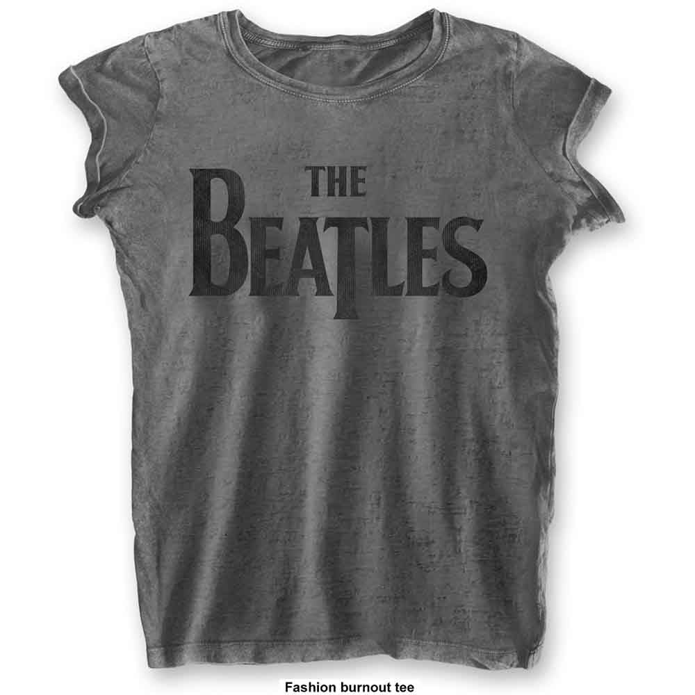 The Beatles | Drop T Logo - T-Shirt Grey