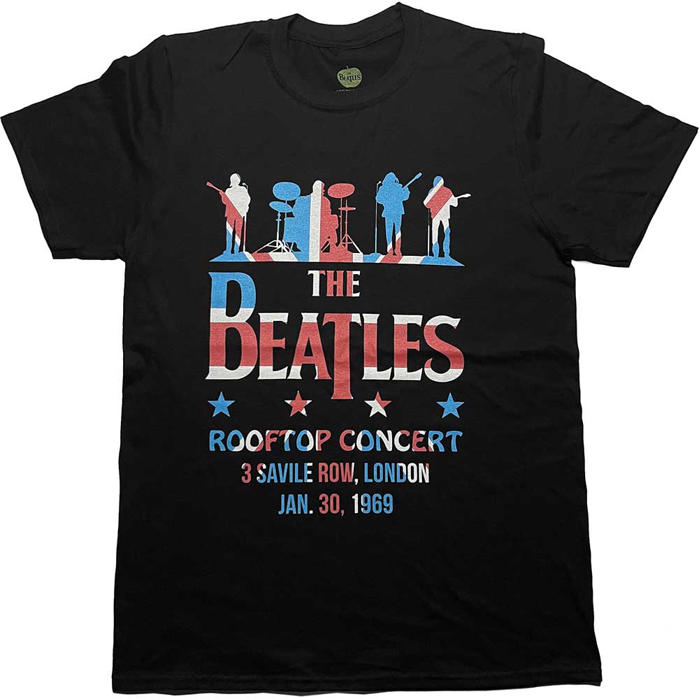 The Beatles | Drop T Rooftop Flag - T-Shirt Black