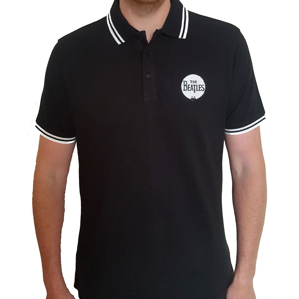 The Beatles | Drum Logo - T-Shirt Black