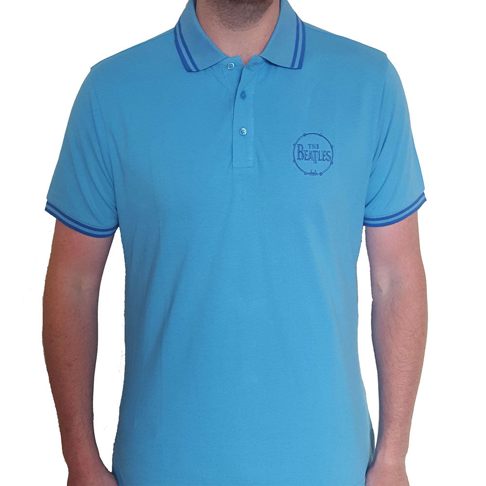 The Beatles | Drum Logo - T-Shirt Blue