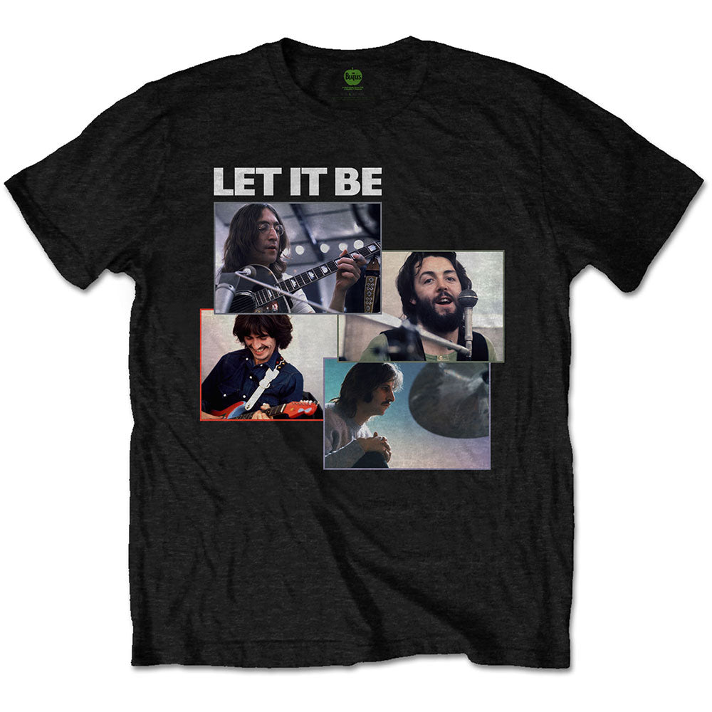 The Beatles | Let It Be Recording Shots - T-Shirt Black