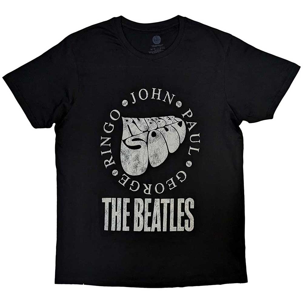 The Beatles | Rubber Soul Names - T-Shirt Black