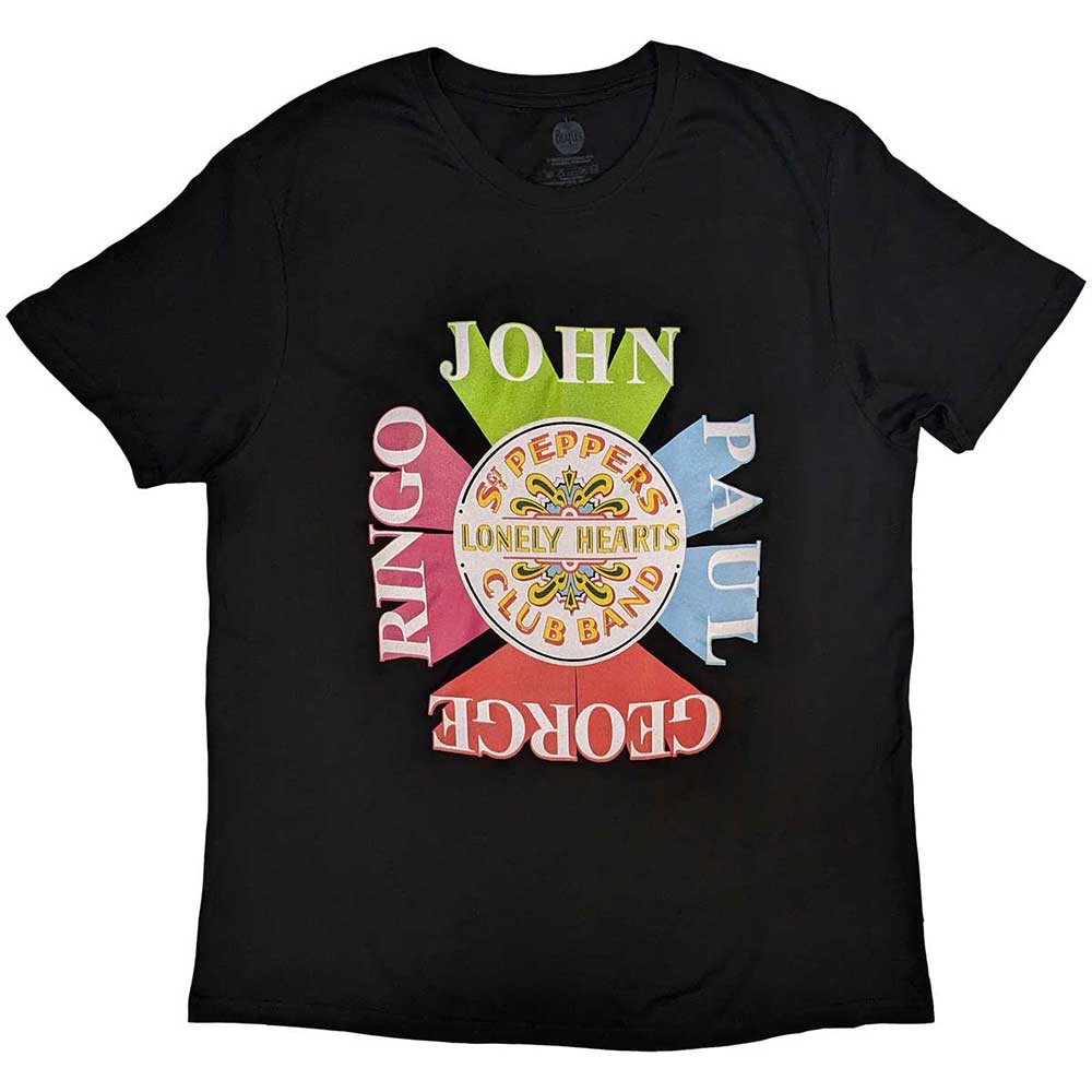 The Beatles | Sgt Pepper Drum & Names - T-Shirt Black