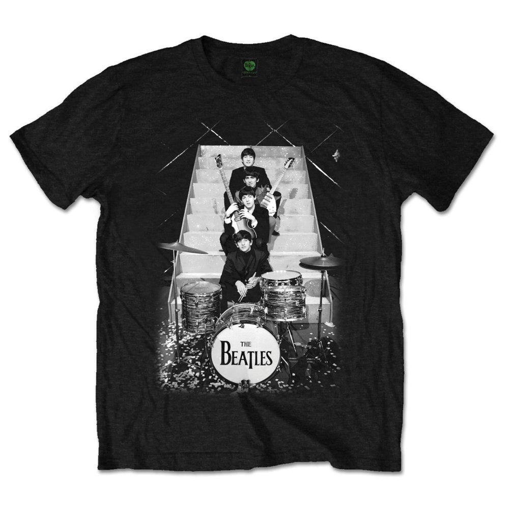 The Beatles | Stage Stairs - T-Shirt Black