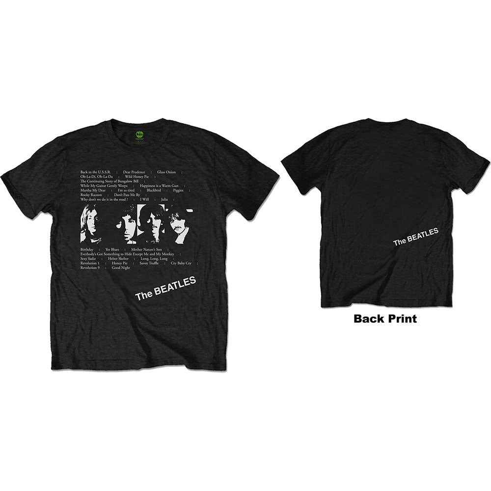 The Beatles | White Album Tracks - T-Shirt Black