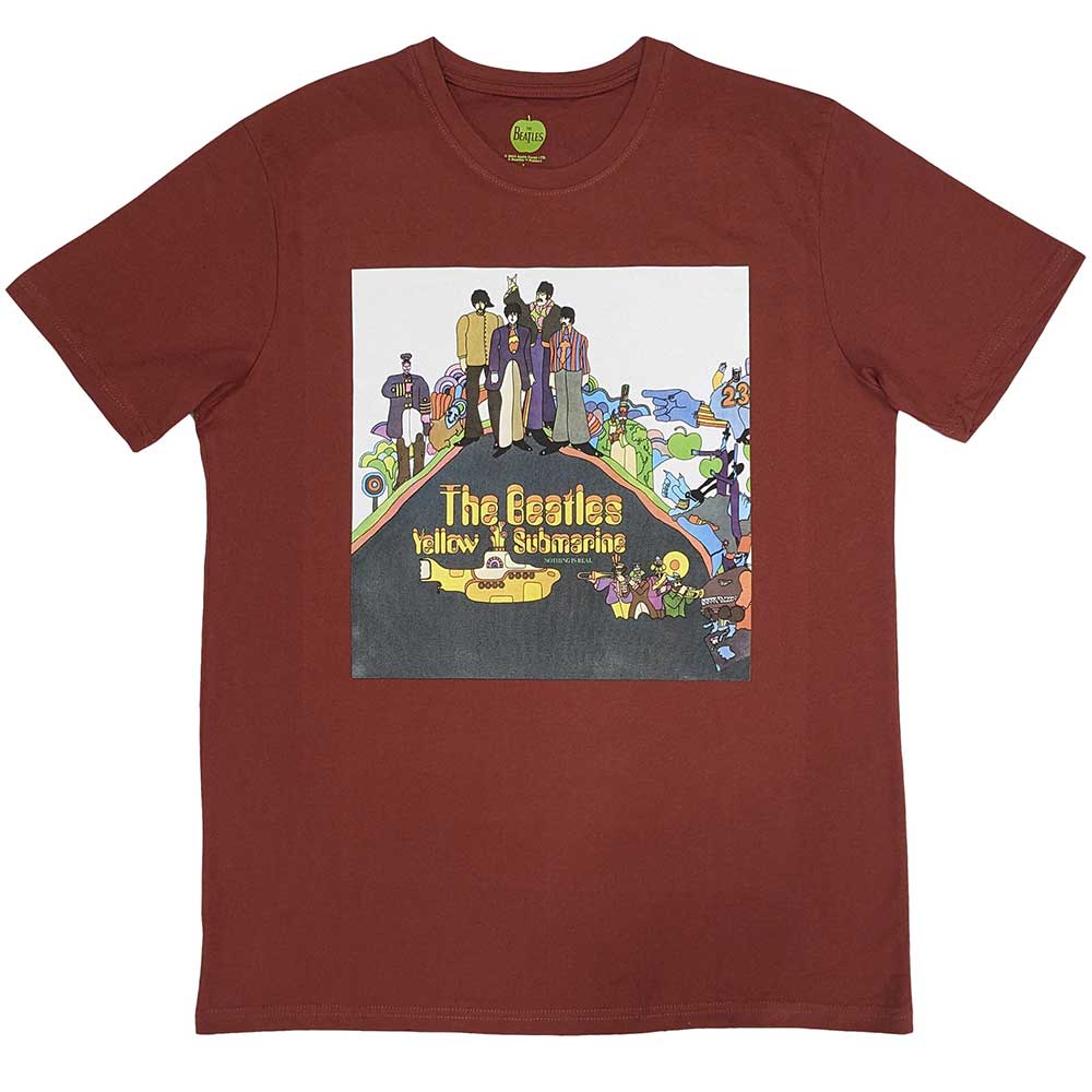 The Beatles | Yellow Submarine Album Cover - T-Shirt Red