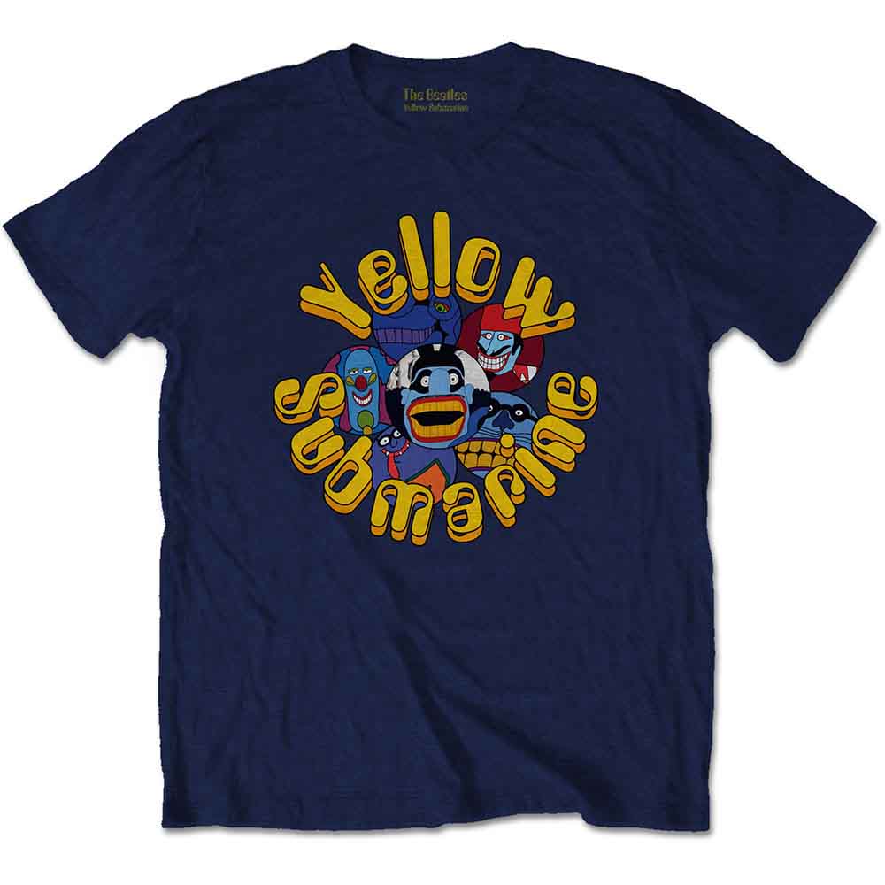 The Beatles | Yellow Submarine Baddies - T-Shirt Blue