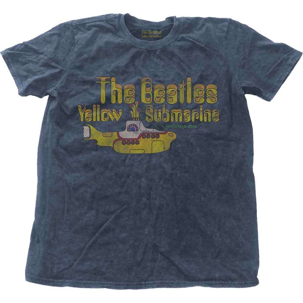 The Beatles | Yellow Submarine Nothing Is Real - T-Shirt Blue