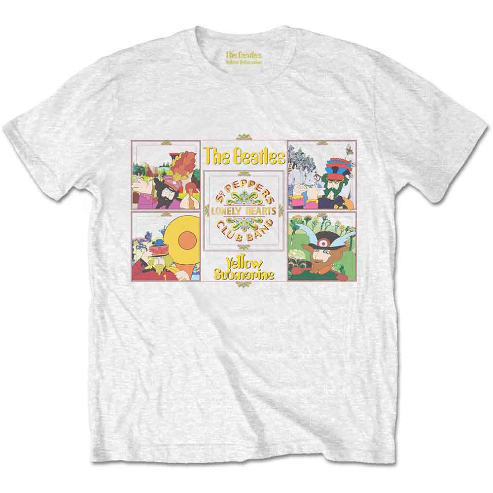 The Beatles | Yellow Submarine Sgt Pepper Band - T-Shirt White