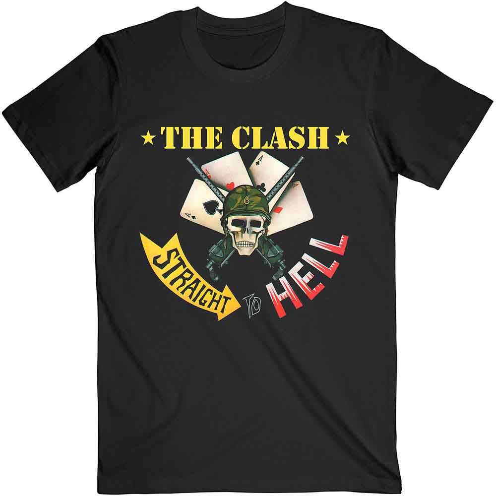 The Clash | Straight To Hell Single - T-Shirt Black