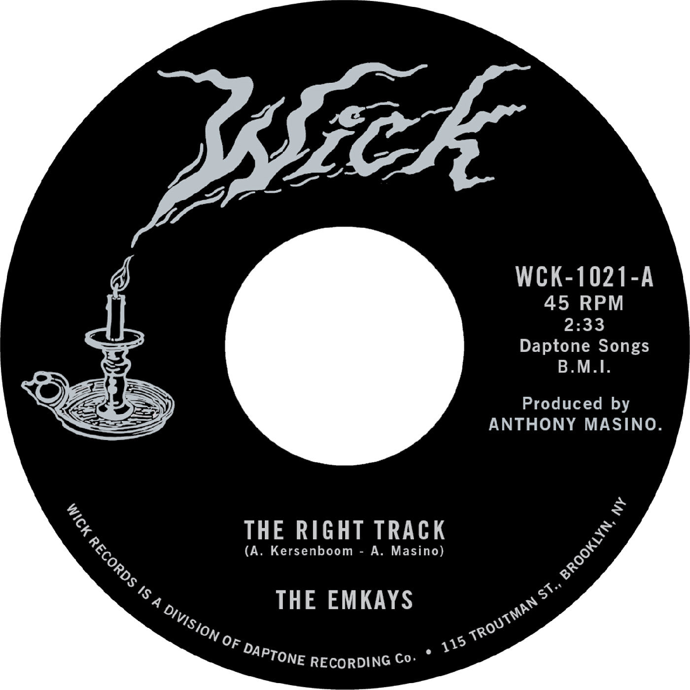The Emkays | The Right Track b/w Make it True - Vinyl
