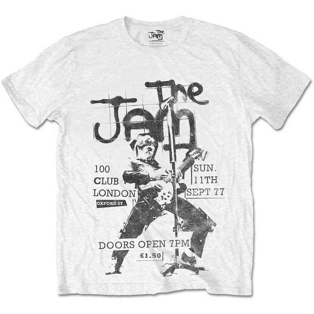 The Jam | 100 Club 77 - T-Shirt White