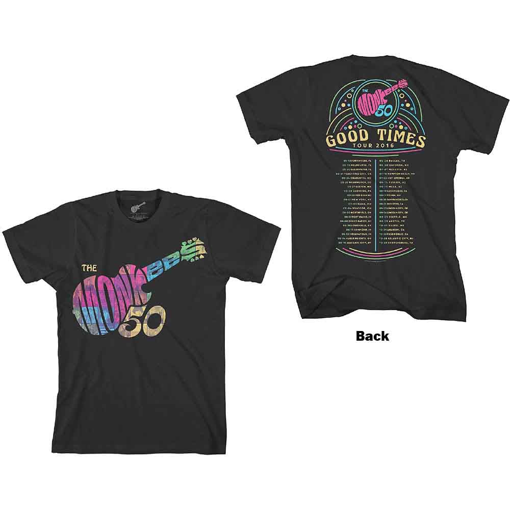 The Monkees | Guitar Discography - T-Shirt Black