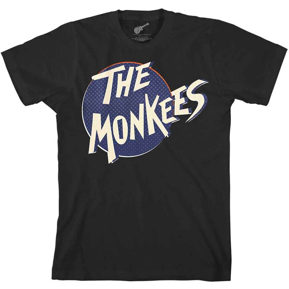 The Monkees | Retro Dot Logo - T-Shirt Black