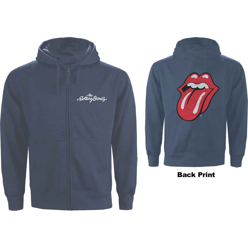 The Rolling Stones | Classic Tongue - Sweatshirt Blue