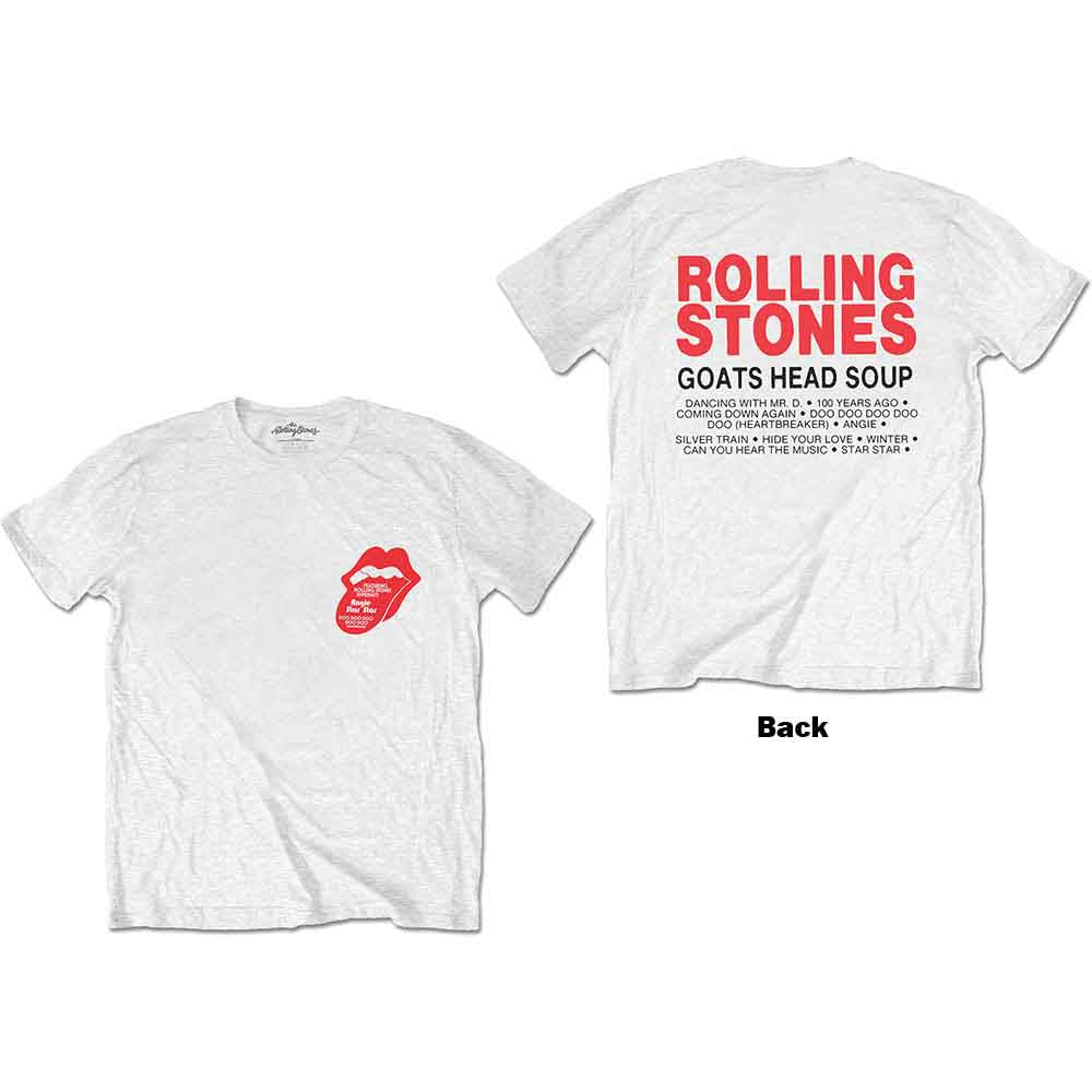 The Rolling Stones | Goat Head Soup Tracklist - T-Shirt White