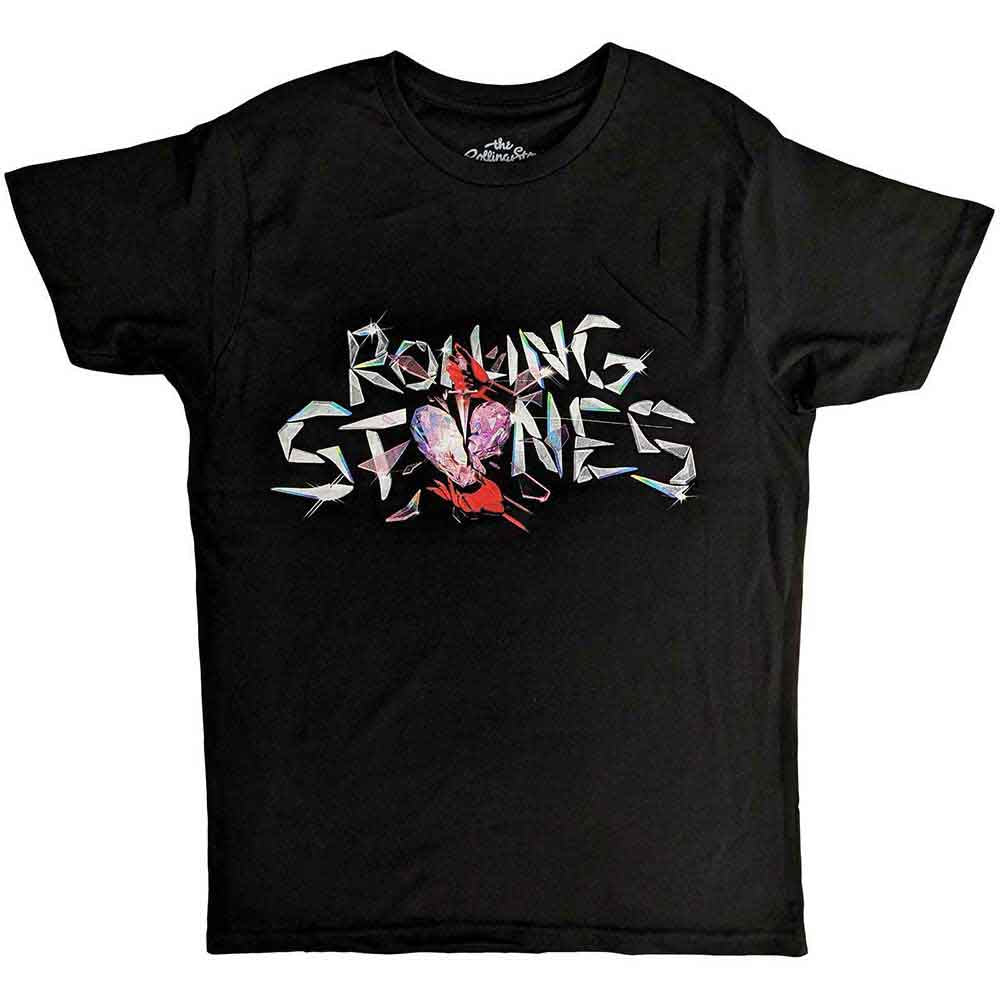 The Rolling Stones | Hackney Diamonds Glass Logo - T-Shirt Black