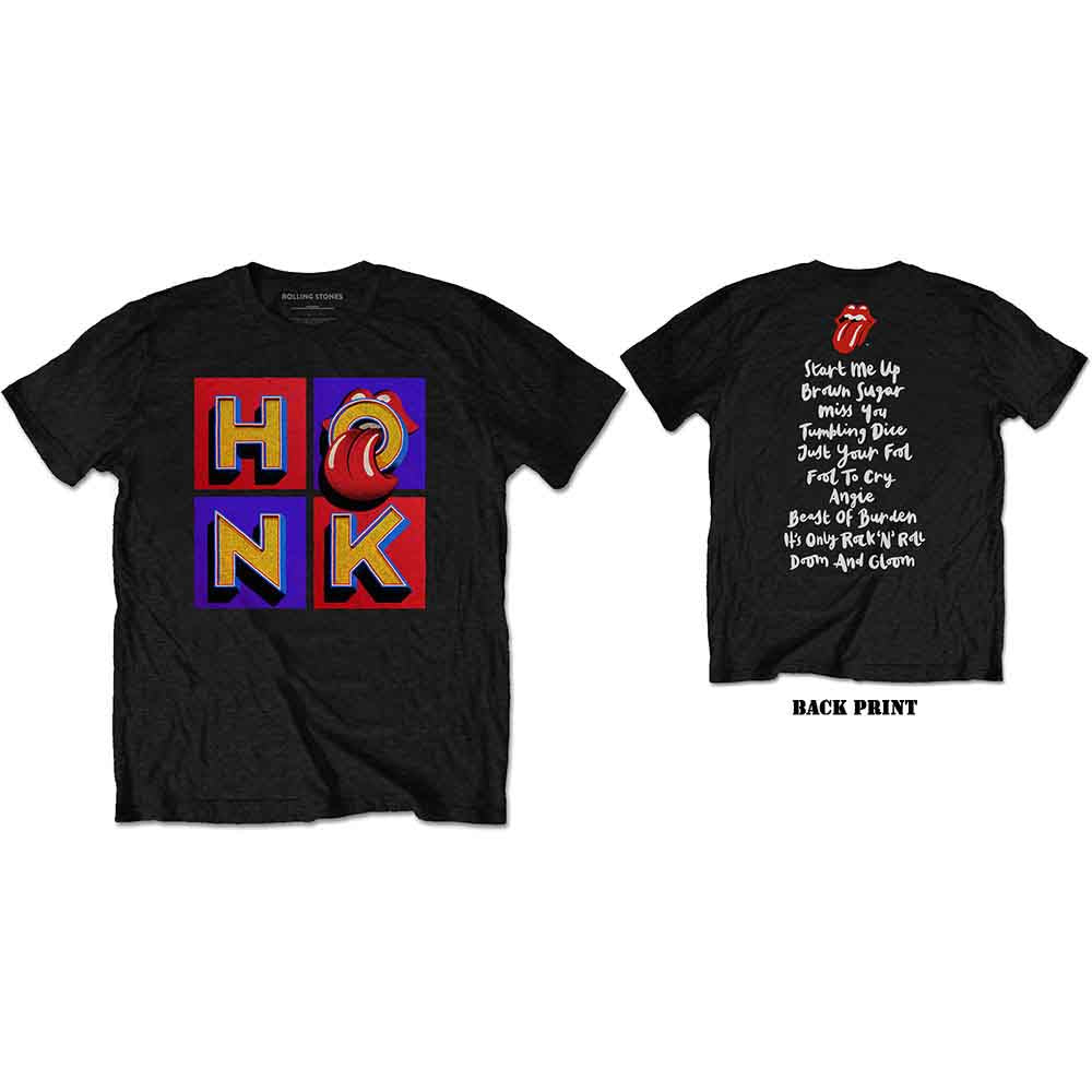 The Rolling Stones | Honk Album Track list - T-Shirt Black