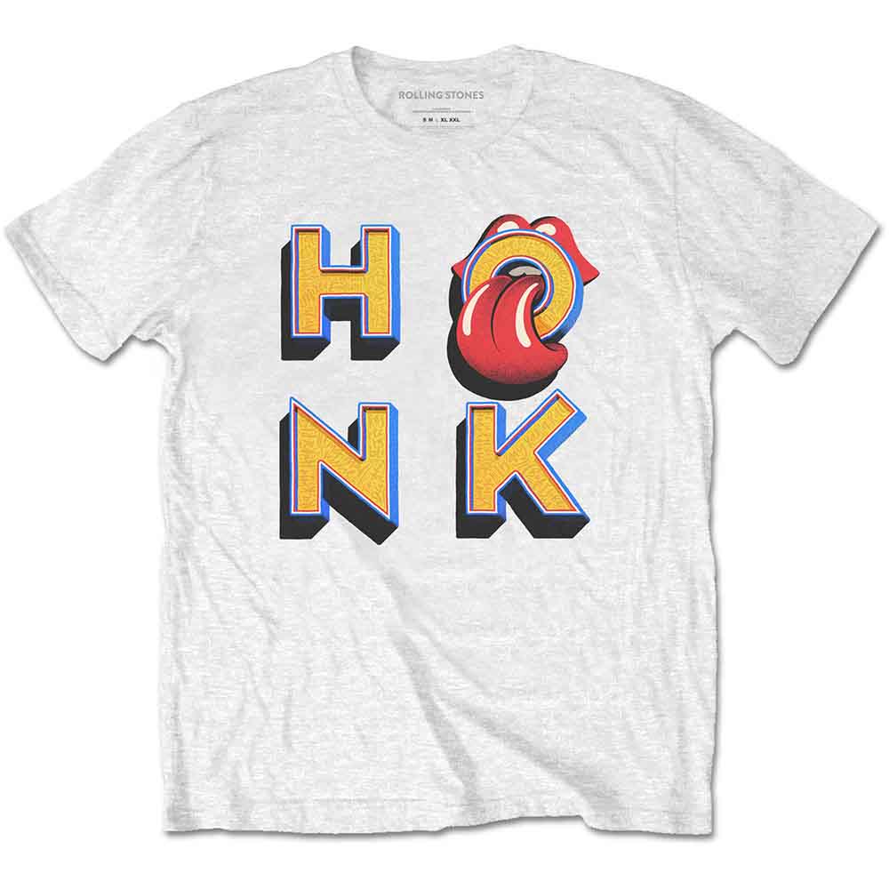 The Rolling Stones | Honk Letters - T-Shirt White