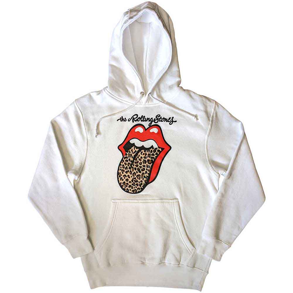 The Rolling Stones | Leopard Tongue - Sweatshirt White