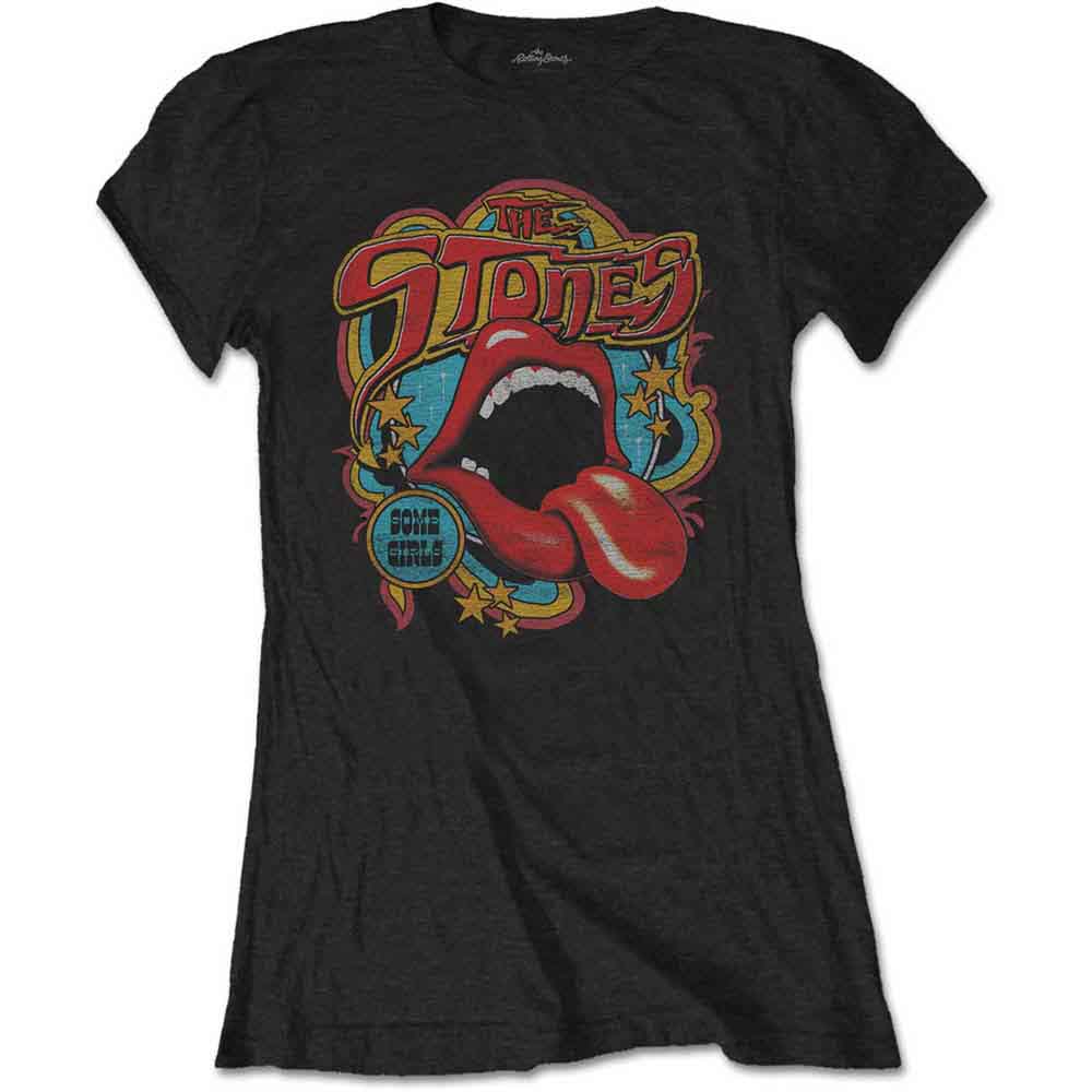 The Rolling Stones | Retro 70s Vibe - T-Shirt Black