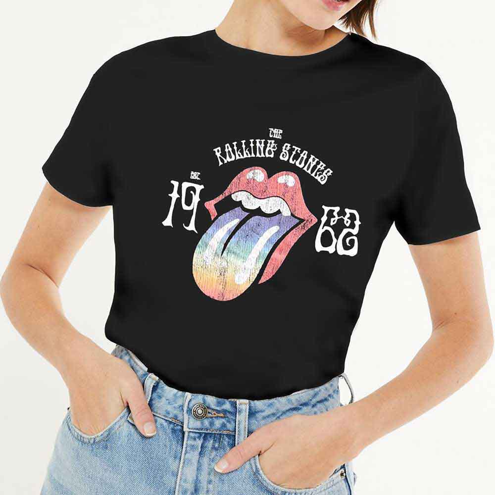 The Rolling Stones | Sixty Rainbow Tongue '62 - Black