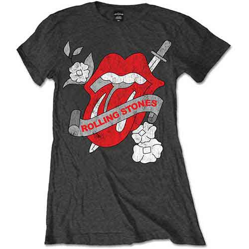 The Rolling Stones | Vintage Tattoo - T-Shirt Grey