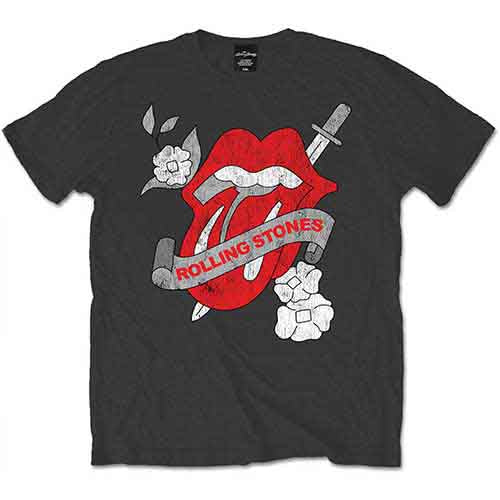The Rolling Stones | Vintage Tattoo - T-Shirt Grey