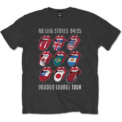 The Rolling Stones | Voodoo Lounge Tongues - T-Shirt Grey