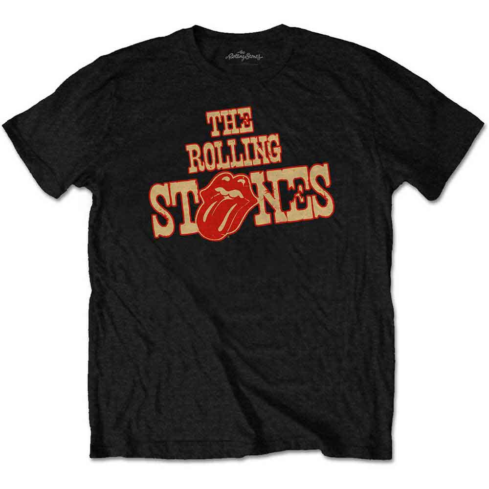 The Rolling Stones | Wild West Logo - T-Shirt Black
