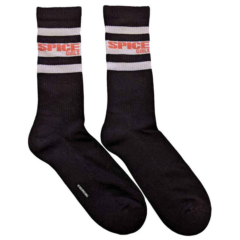The Spice Girls | Logo & Stripes - Socks Black