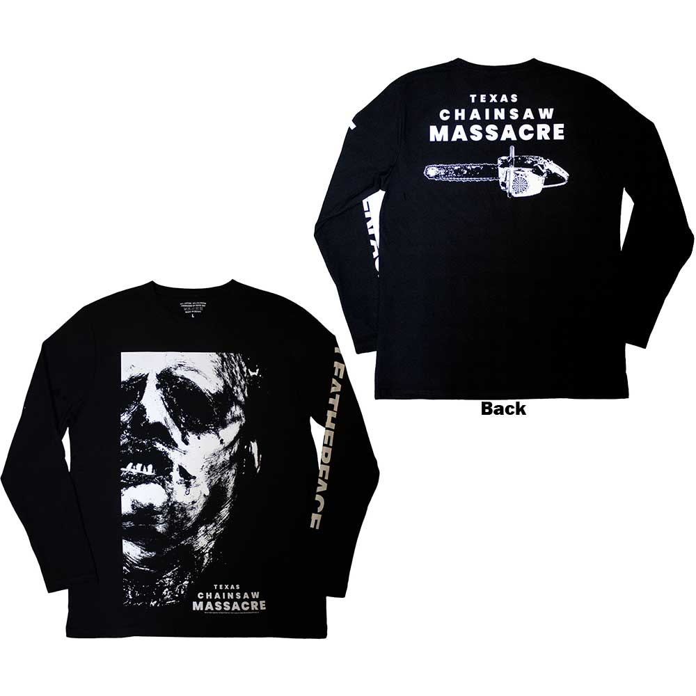 The Texas Chainsaw Massacre | Leather Face - T-Shirt Black