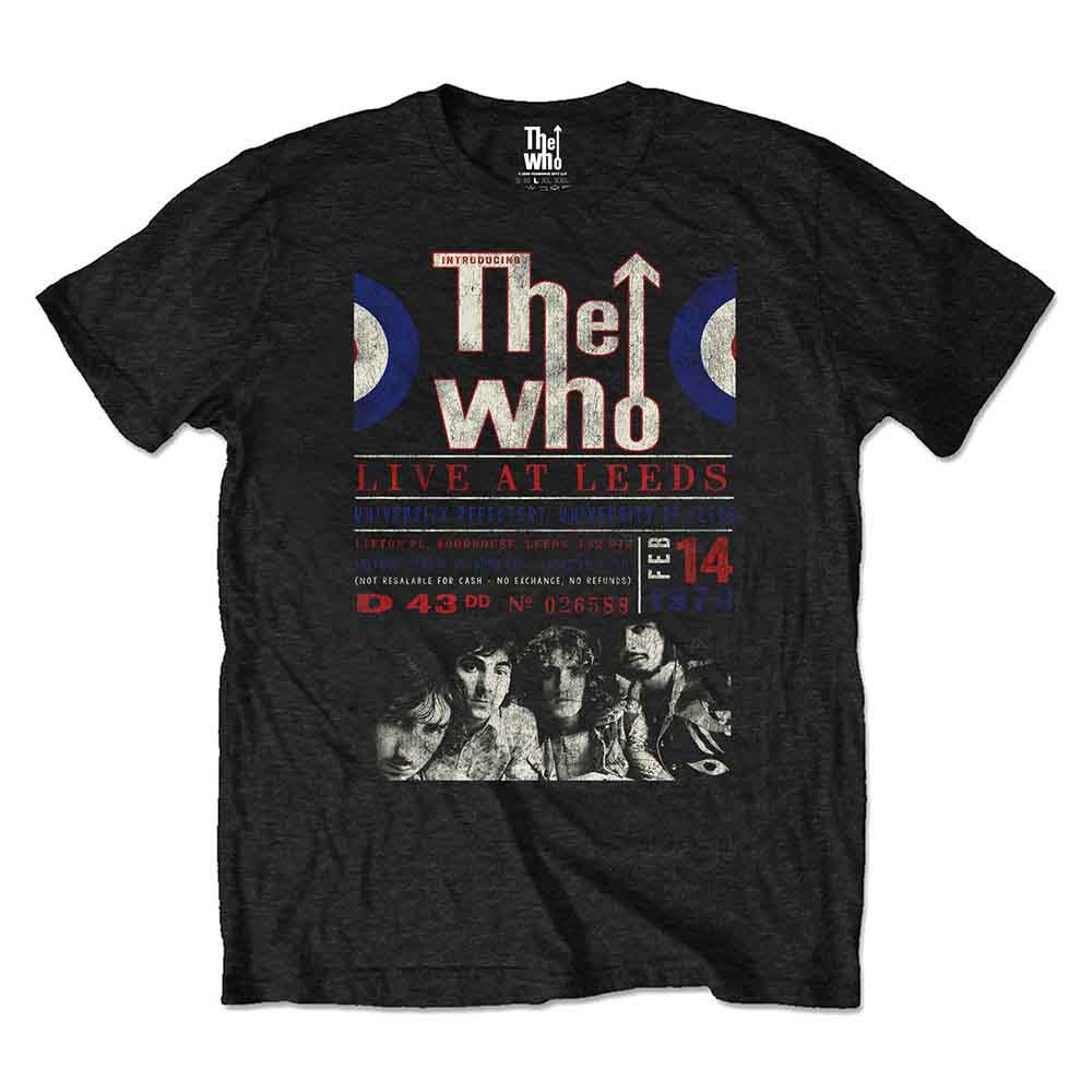 The Who | Live At Leeds '70 - T-Shirt Black