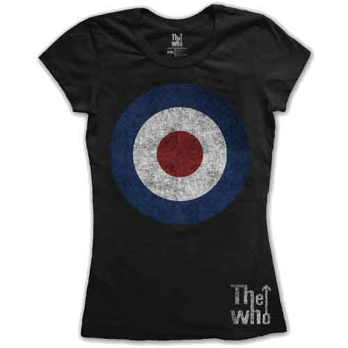 The Who | Target Distressed - T-Shirt Black